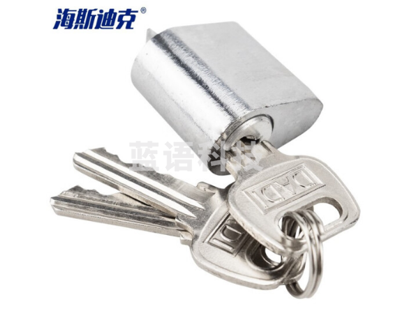 海斯迪克 HKLY-128 消防门锁芯 防火门锁芯逃生锁电箱锁芯 铝芯不通开（3把钥匙） 3套价