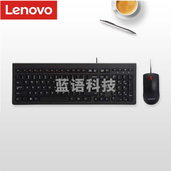联想（lenovo）有线键盘鼠标套装 办公鼠标键盘套装 M120Pro有线键鼠套装
