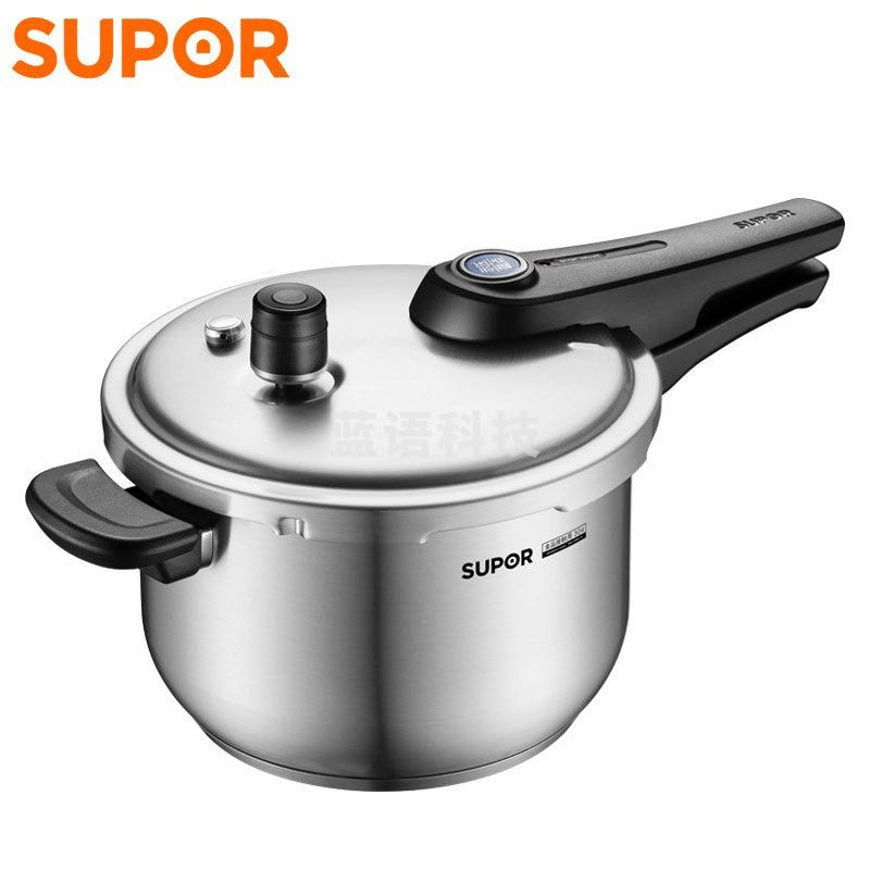 苏泊尔YW22S1 蓝眼不锈钢压力锅 22cm 5.2L