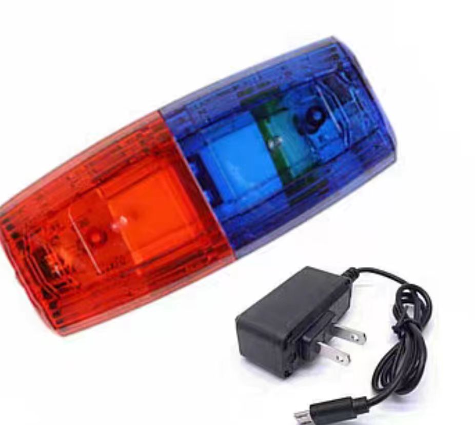 LED红蓝爆闪肩灯 红蓝壳无字充电款(个)