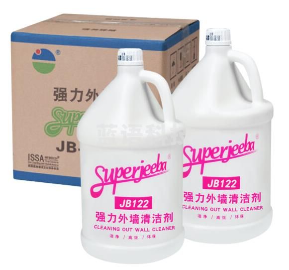 白云清洁(baiyun cleaning)JB122 强力外墙清洁剂 瓷砖石材清洁剂 3.78L*4瓶