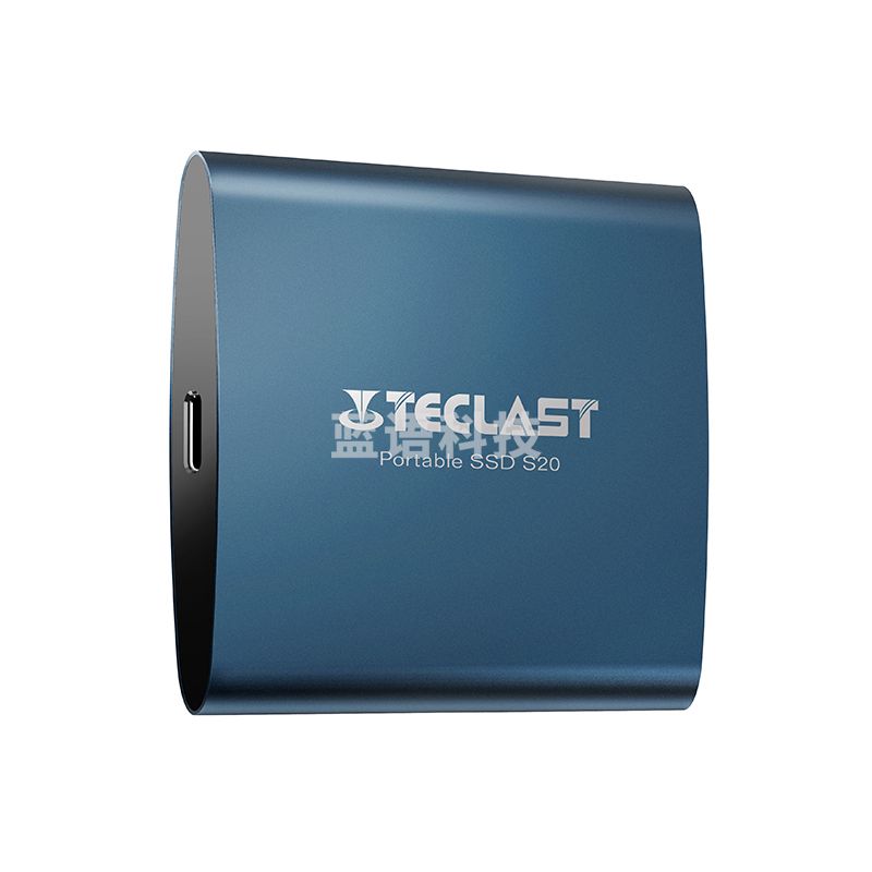 台电（Teclast） 256GB Type-C 移动固态硬盘（PSSD）S20 USB3.1 蓝色 360MB/s