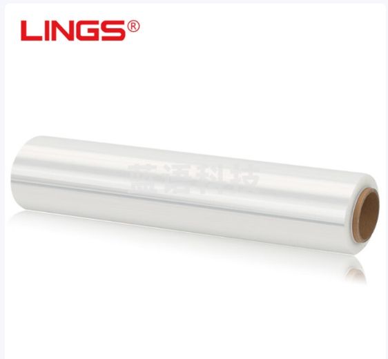 LINGS 缠绕膜PE包装膜 加宽75cm*5.5kg重 货物捆扎膜 快递托盘工业打包膜 塑料薄膜
