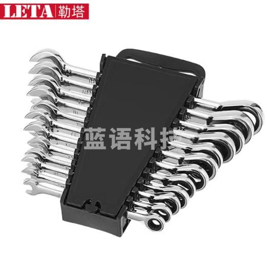 勒塔（LETA）10件套棘轮两用扳手组 开口扳手套装 梅花扳手呆扳手组LT5292