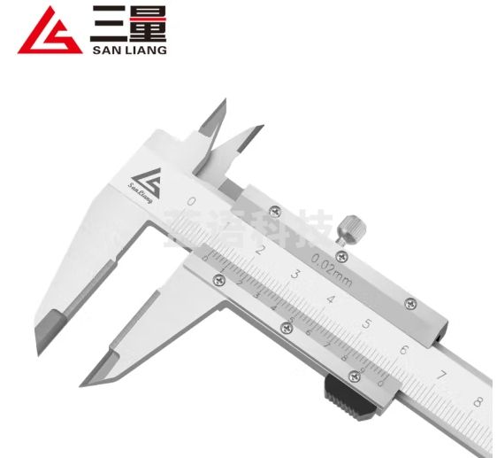 三量高精度镶合金卡尺不锈钢游标卡尺油标线卡精准测量 JD543 镶合金0-150mm