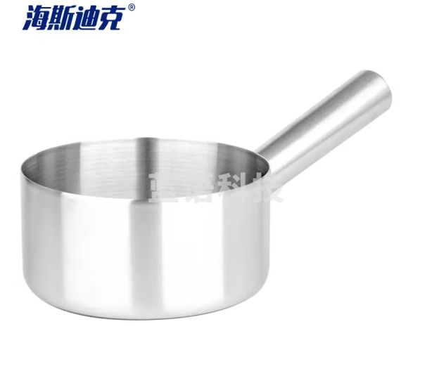 海斯迪克 HKW-28 实验室不锈钢水勺水瓢 加厚长柄水勺储水工具 厚实耐摔水壳水舀储水瓢 无磁不锈钢口径16CM