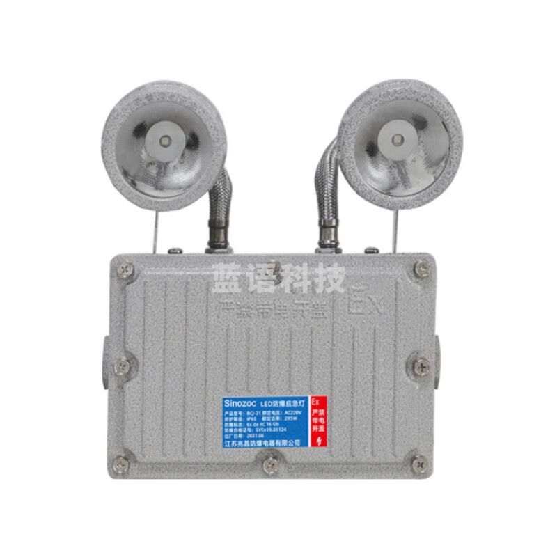 兆昌BCJ-21双头防爆应急灯2*3W 正白光LED防爆标志灯 BCJ-21