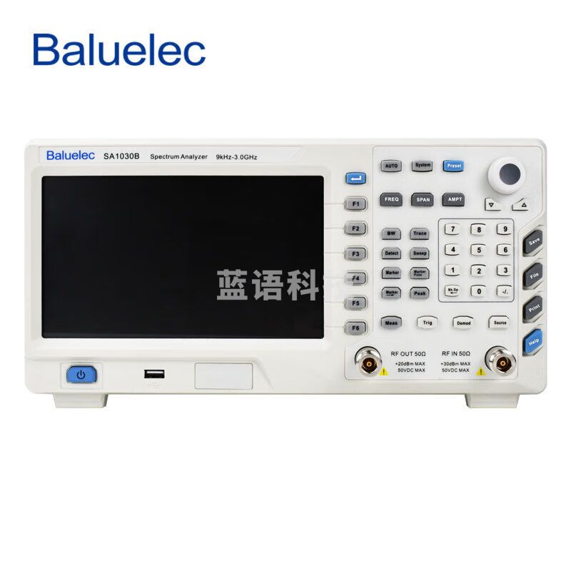 Baluelec白鹭电子SA1030B便携式频谱分析仪9kHz～3.0GHz