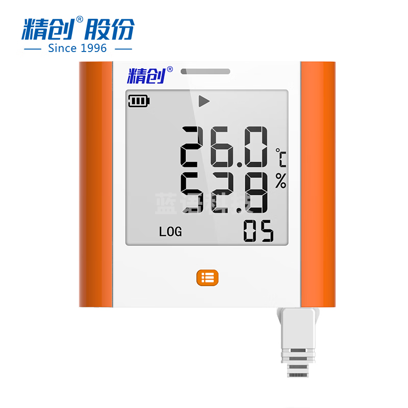 精创GSP-8A温湿度记录仪医药工业仓储实验室湿温度计自动连续数据记录 GSP-8A外置温湿度（短探头3cm）