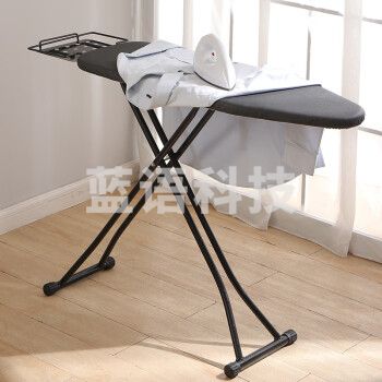 欧润哲 烫衣板 36英寸家用熨衣板折叠衣服熨烫板小号衣袖专用熨烫带熨斗架防热布烫衣板套组 黑色