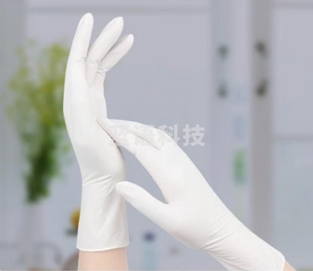 一次性手套乳白色 L码 100只/盒