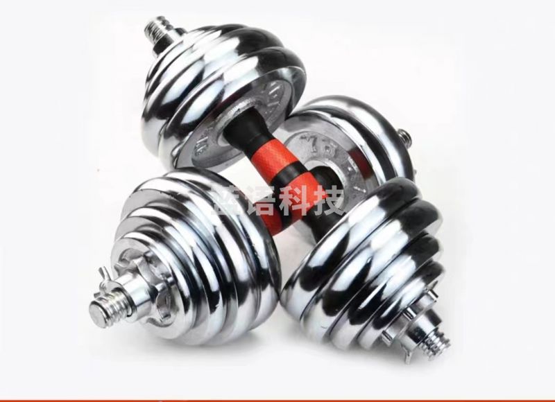 30公斤健身电镀哑铃15KG*2