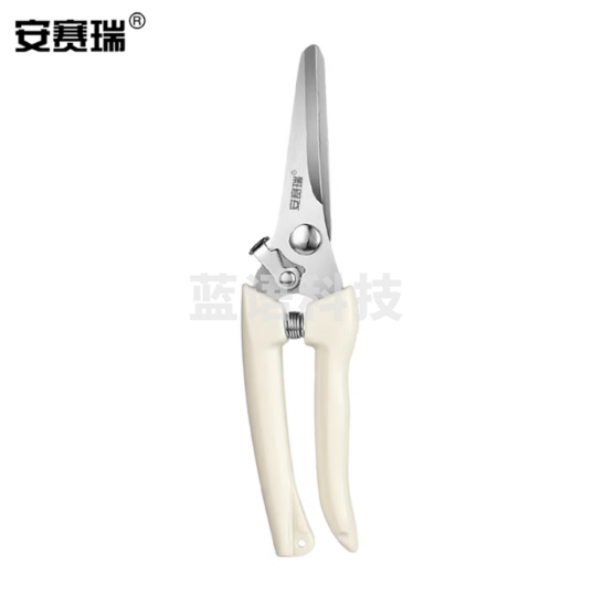 安赛瑞 修枝剪刀果树剪园艺剪 修枝剪【米白直头款】 5J00327