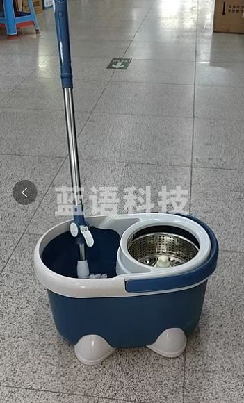旋转拖把桶  清洁拖把套装  颜色随机
