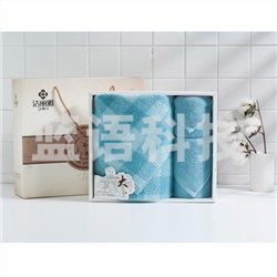 洁丽雅（Grace） 格调生活-6 1条浴巾1条面巾1条方巾棉桃礼盒+手提袋 颜色随机