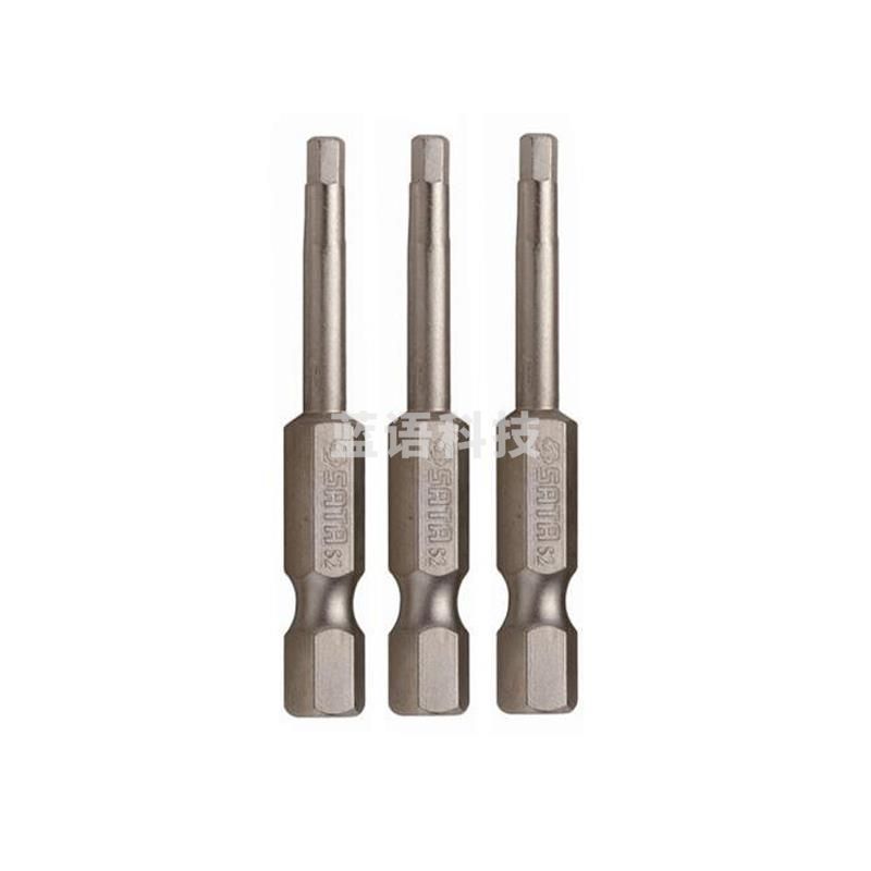 世达（SATA）59353 5件套公制6.3MM系列6角旋具头长50mm旋具头3mmS-2合金钢（计价单位：套）