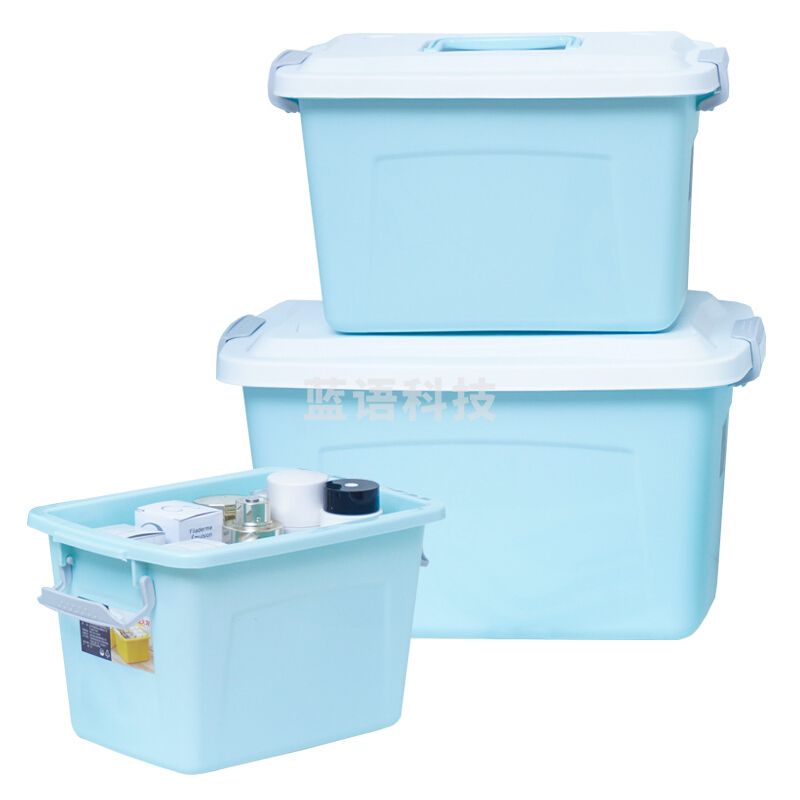 禧天龙(Citylnog) 大中小组合3件套便携收纳箱 1774 蓝色