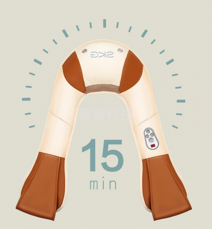 SKG 4095肩颈椎按摩器 温热揉捏 颈部腰部肩部腿部按摩披肩 礼物节日礼品