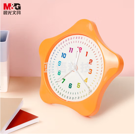 晨光(M&G)文具时钟模型 小学生钟点学习器 幼儿园可爱小星星时钟学习器 钟表模型教具 开学推荐ASD99840