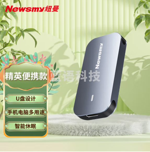 纽曼（Newsmy）1TB 固态移动硬盘（PSSD） M01 Type-c USB3.1锖色 高速稳定安全便携