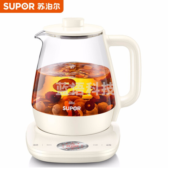 苏泊尔SW-15Y18 多功能大容量养生壶电热水壶 1.5L