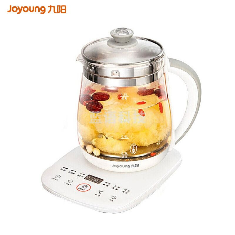 九阳（Joyoung）DGD1506BQ 养生壶 迷你玻璃花茶壶煮茶器电热水壶1.5L