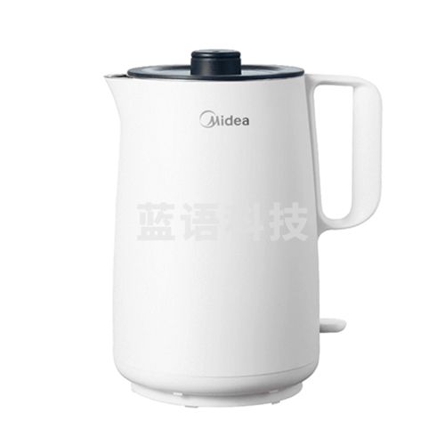 美的（Midea）MK-AEK1539 304不锈钢电热水壶 无缝内胆双层防烫 便携式养生开水壶烧水壶