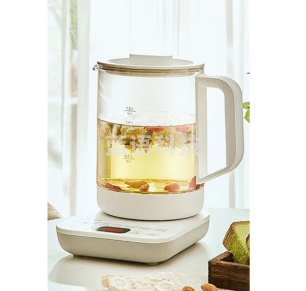 美的（Midea）MK-YS15E107 养生壶 煮茶器煮茶壶 电水壶烧水壶电热水壶花茶壶煮水壶办公迷你玻璃