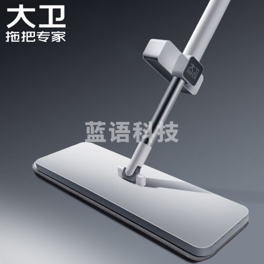 大卫 免手洗平板拖把高品质加厚拖布塑料面板P10