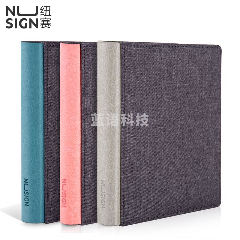 纽赛(NUSIGN)NS245 迷你64K/80页可换芯布艺笔记本 空白+方格内页 单本装颜色随机