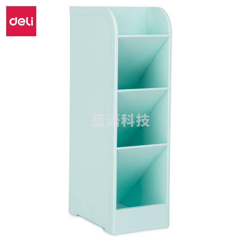 得力8933笔筒(浅绿)(个)