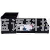 得力（deli） 9118 多功能办公盒/桌面笔筒/商务办公必备（颜色随机） 3个装