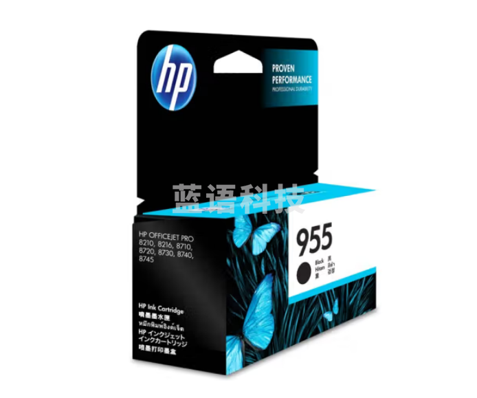 惠普(HP)L0S60AA 955黑色 标容原装墨盒 适用hp 8210/8710/8720/7720/7730/7740