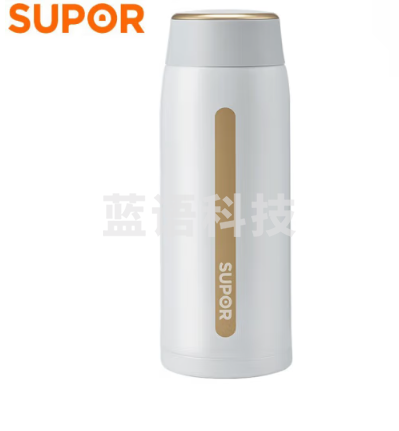 苏泊尔AIR 轻量保温杯纤巧 月白 KC38CR10