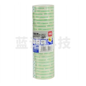 得力 deli 30013 文具胶带12mm*18y*38um(12卷/筒)