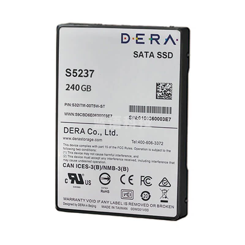 紫光得瑞 DERA SATA SSD第一代 S5237固态硬盘 接口2.5" 企业级硬盘SSD固态硬盘 2.5" 240GB