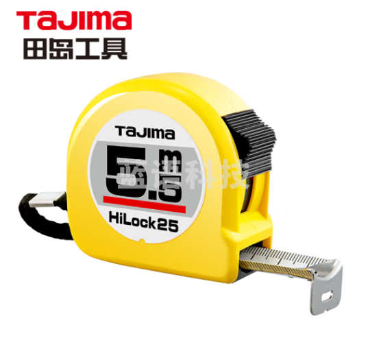 田岛（TaJIma）7.5米钢卷尺盒尺米尺木工尺公制25mm宽L2575 1001-0036