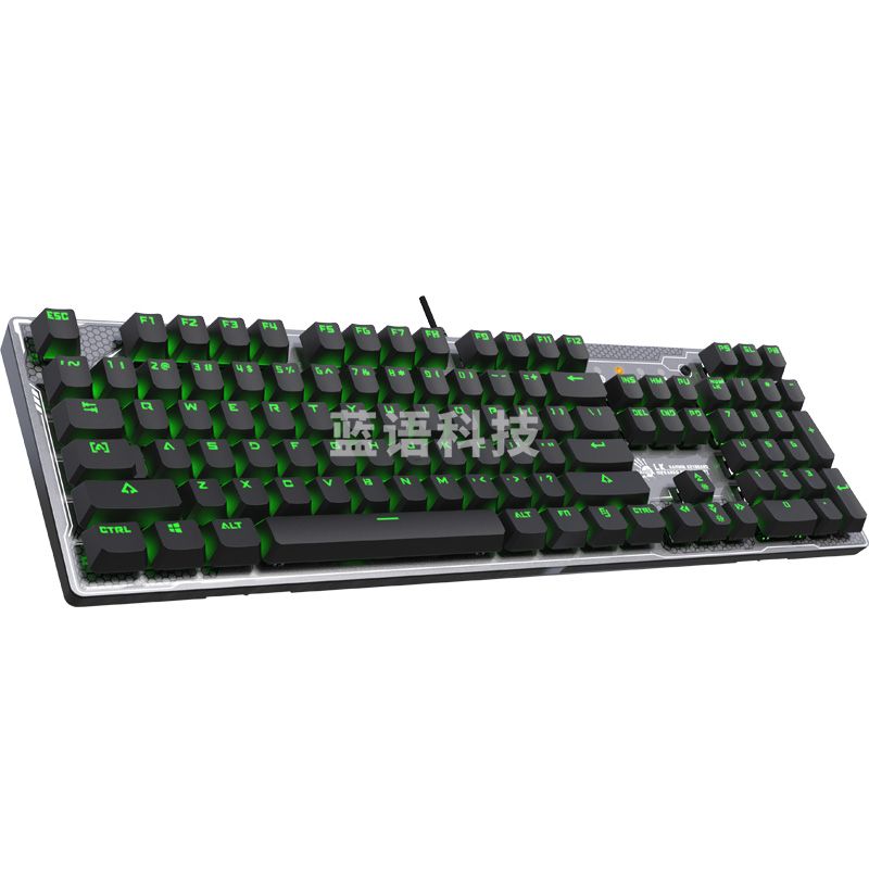 双飞燕（A4TECH）B770 血手幽灵机械键盘 有线键盘 游戏键盘 全尺寸 单色背光 背光键盘 黑色 光轴