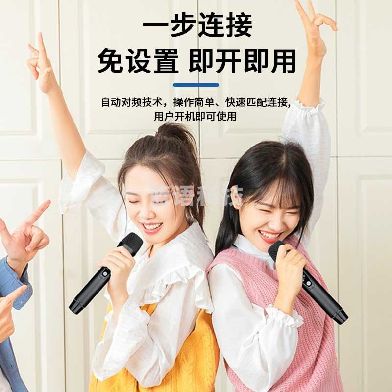 得胜（TAKSTAR）TS-K302便携式无线麦克风 一拖二无线会议话筒 U段