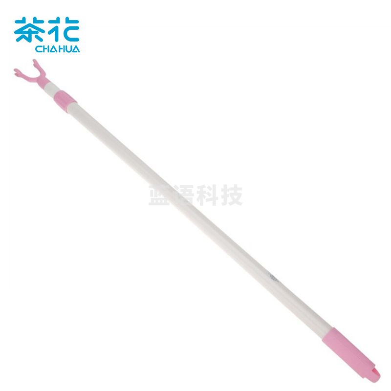 茶花晾衣杆叉晾衣撑衣杆伸缩杆