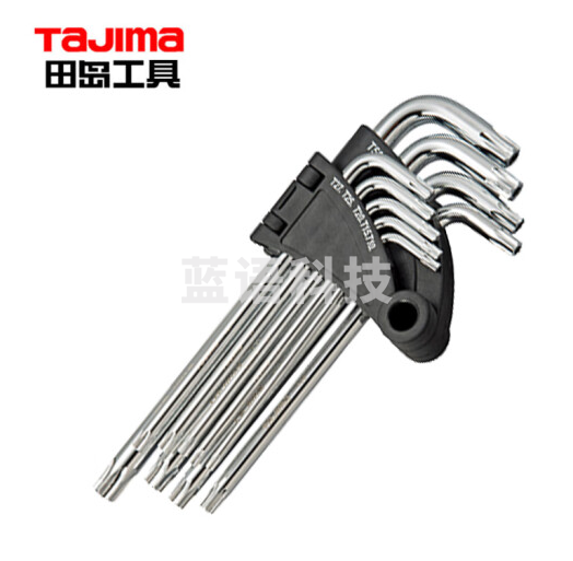 田岛（TAJIMA）精密强力花型（中心带孔）扳手特长9件套 1304-2460