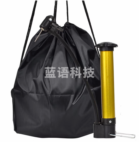 乐士Enpex打气筒球袋球针三件套（球袋+打气筒+气针）