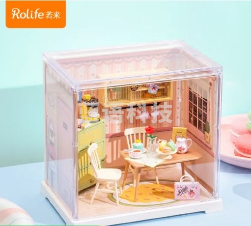 若来（Rolife）超级世界餐厅mini系列积木玩具diy小屋拼装 午后甜心厨房