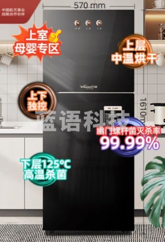 万和（Vanward）消毒柜家用立式 消毒碗柜大容量 高温餐具茶杯碗筷消毒厨房柜ZTP300