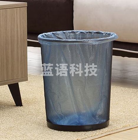 五月花金属网垃圾桶直投9L分类环保铁丝办公家用客厅宿舍厨房卫生间纸篓