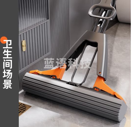 佳帮手海绵拖把28cm1头家用一拖净免手洗2025懒人拖地神器墩布吸水胶棉