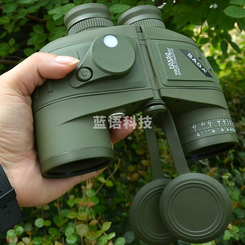 萨伽（SAGA）航海家双筒望远镜罗盘坐标测距高清高倍非红外微光夜视望眼镜 罗盘坐标测距版
