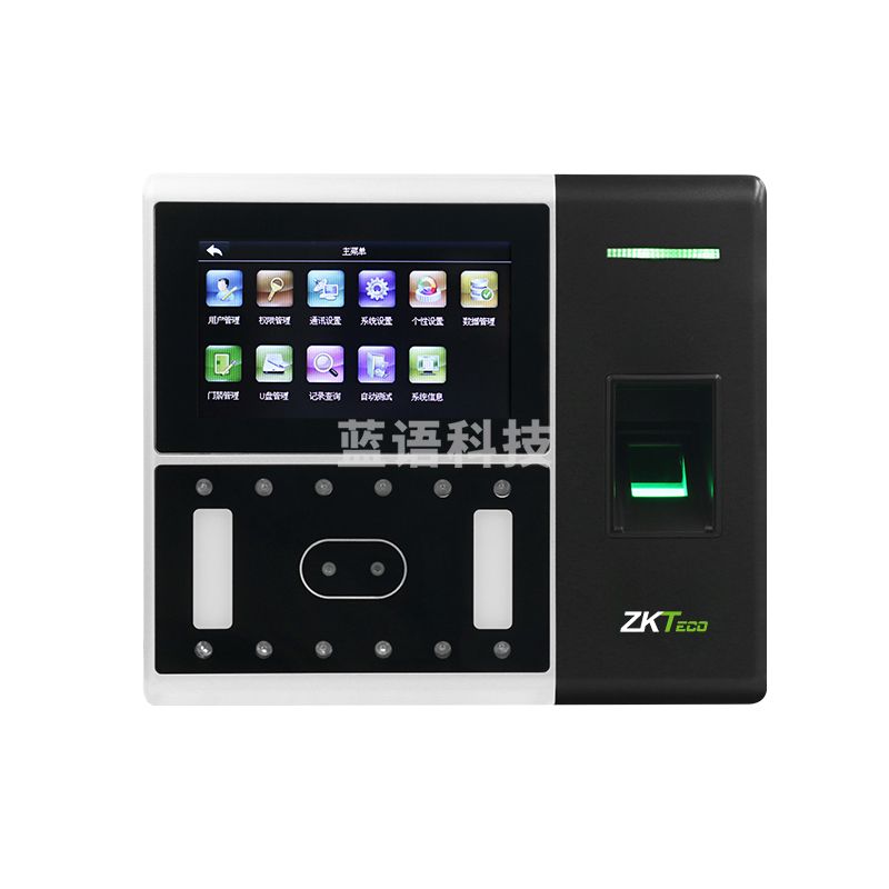 ZKTeco/熵基科技AI302可见光人脸识别考动态指纹打卡机面部刷脸员工签到识别考勤门禁一体机