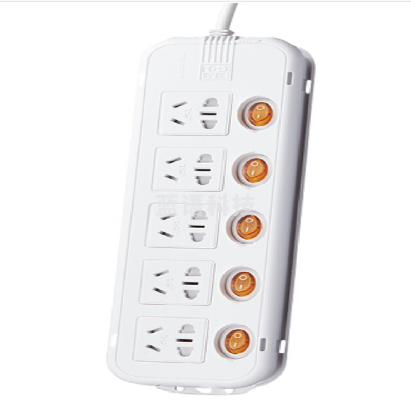 突破 /TOP T5K5 (3m)五控五位 防过载 新国标插座3米