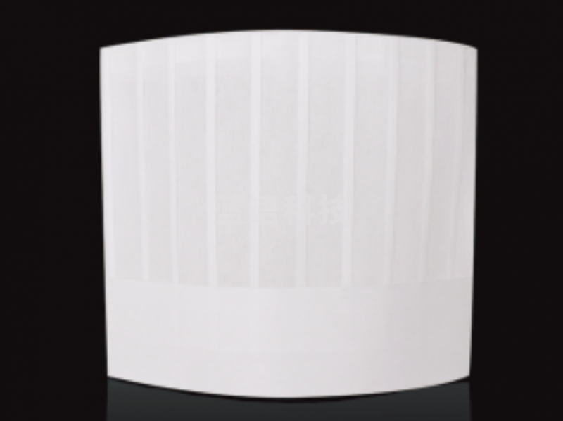 一次性无纺布加厚厨师帽 20顶/包 23cm*29cm 餐厅厨房厨师工作帽